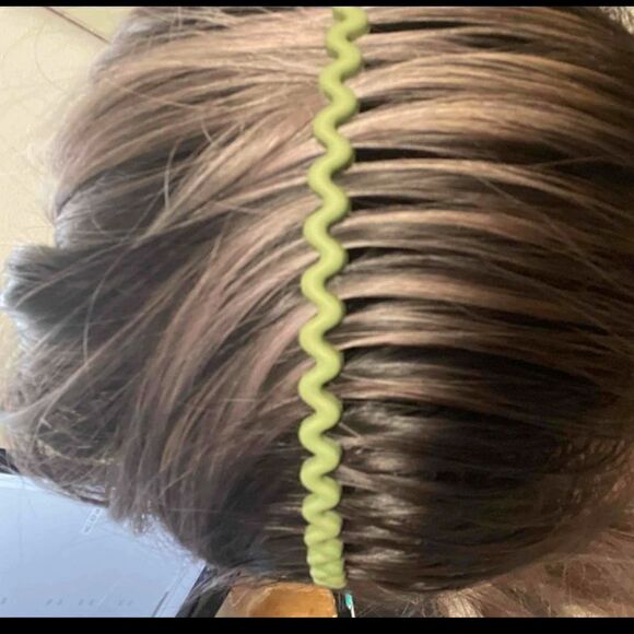 9pc Solid Wave-Shape Hair Claw Hairband - Picture 9 of 12